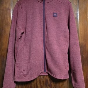 Under Armour Maroon Full-Zip Jacket